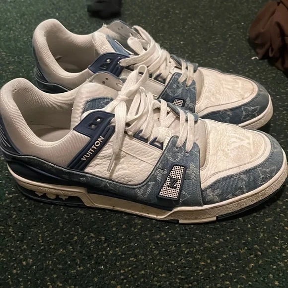 louis vuitton trainer us size 11 euro size 45 can talk about price